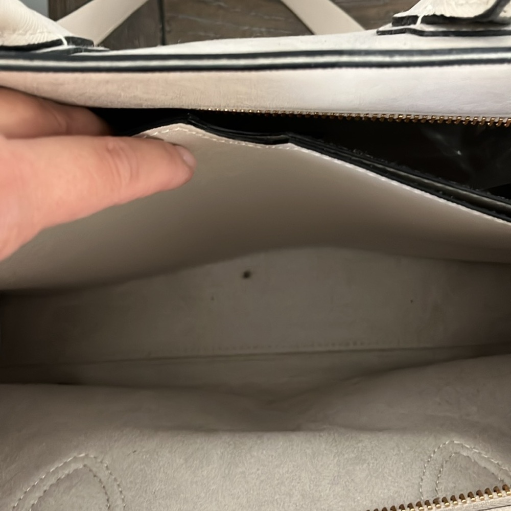 H&M Elegant Cream Handbag tote - Picture 4 of 6